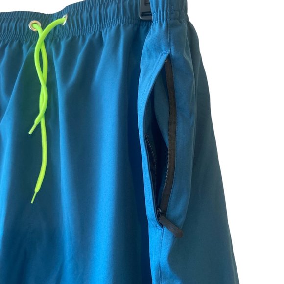 SILKWORLD MENS BLUE SWIMMING TRUNKS WITH COMPRESSION LINER SIZE XXXL - Picture 4 of 13